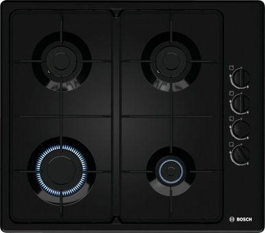 Bosch PBP6C6B82O Emaye 4 Gözlü Doğalgazlı Ankastre Siyah Ocak