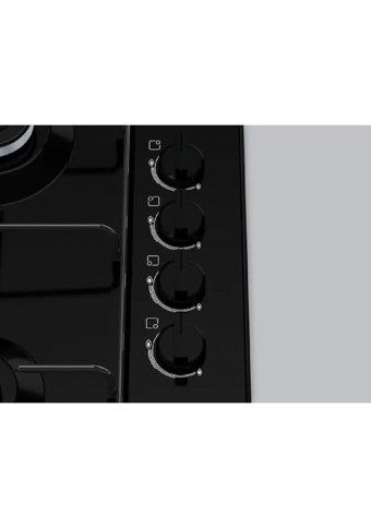 Bosch PBP6C6B82O Emaye 4 Gözlü Doğalgazlı Ankastre Siyah Ocak