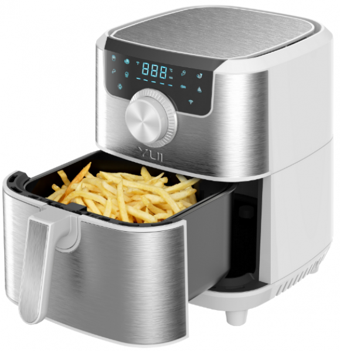 Yui Maxifry M20 Airfryer 4.5 lt Tek Hazneli Led Ekranlı Yağsız Sıcak Hava Fritözü Beyaz