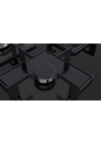 Bosch PPQ7A6B10 Wok Gözlü Siyah Cam 5 Gözlü Doğalgazlı Ankastre Ocak