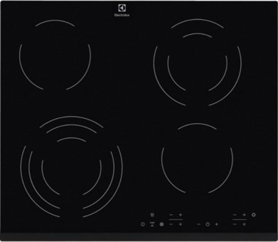 Electrolux EHF6343FOK Siyah Cam 4 Gözlü Dokunmatik Elektrikli Ankastre Ocak