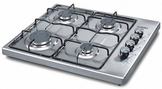 Luxell LX-420F Inox 4 Gözlü Doğalgazlı Set Üstü Inox Ocak