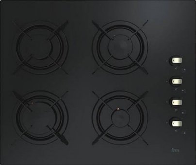 Teka HEL LUX 60 4G AI AL L Siyah Cam 4 Gözlü Doğalgazlı Ankastre Ocak