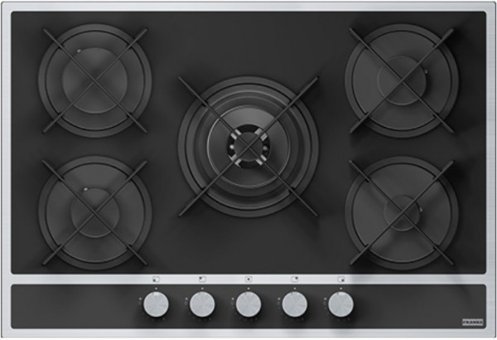 Franke FHMA 755 4G DC ML E Wok Gözlü Siyah Cam 5 Gözlü Doğalgazlı Ankastre Ocak