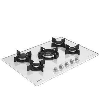 Arçelik OCD T 752 DWKB Wok Gözlü Beyaz Cam 5 Gözlü Doğalgazlı Ankastre Ocak