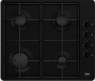 Beko BSOMD D 611ES Metal 4 Gözlü Doğalgazlı Set Üstü Siyah Ocak