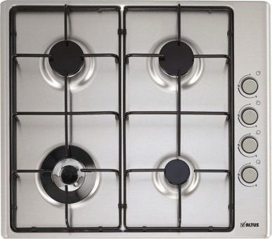 Altus AL-86 GI 4 Gözlü Metal Wok Gözlü Doğalgazlı Set Üstü Inox Ocak