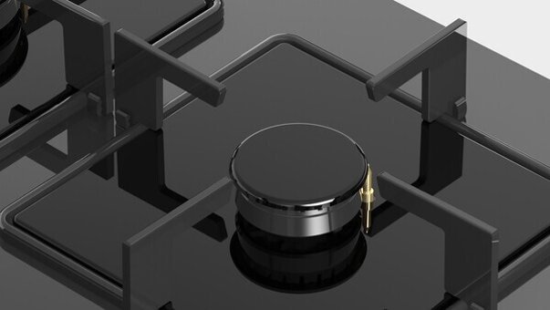 Bosch PNH6C9O12O Wok Gözlü Antrasit Cam 4 Gözlü Doğalgazlı Ankastre Ocak