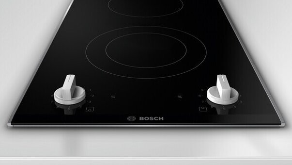 Bosch PKF375CA2E Siyah Cam 2 Gözlü Elektrikli Ankastre Ocak
