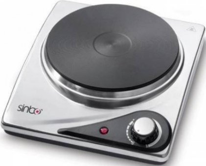 Sinbo SCO-5038 Paslanmaz Çelik 1 Gözlü Elektrikli Set Üstü Inox Ocak