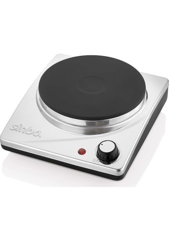 Sinbo SCO-5038 Paslanmaz Çelik 1 Gözlü Elektrikli Set Üstü Inox Ocak