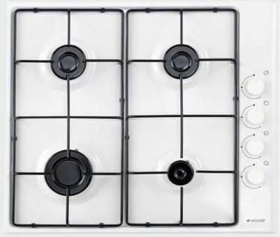 Arçelik STO 811 E Metal 4 Gözlü Doğalgazlı Set Üstü Beyaz Ocak