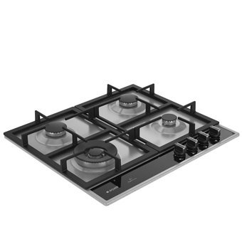 Arçelik OMD D 602 DWI 4 Gözlü Paslanmaz Çelik Wok Gözlü Doğalgazlı Ankastre Inox Ocak