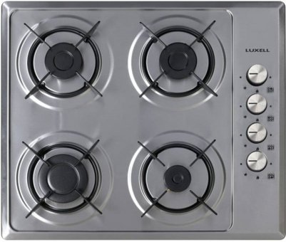 Luxell M6-40 BF INOX Inox 4 Gözlü Doğalgazlı Ankastre Inox Ocak