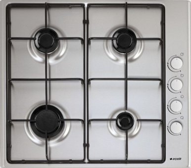 Arçelik STO 812 E Metal 4 Gözlü Doğalgazlı Set Üstü Inox Ocak