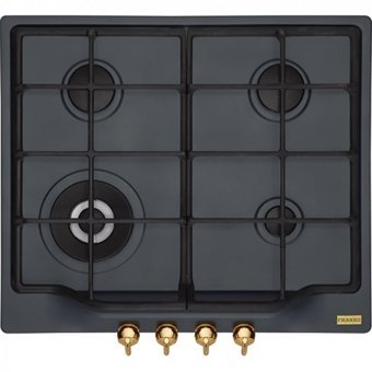 Franke FHCL 604 3G TC GF C 4 Gözlü Paslanmaz Çelik Wok Gözlü Doğalgazlı Set Üstü Siyah Ocak