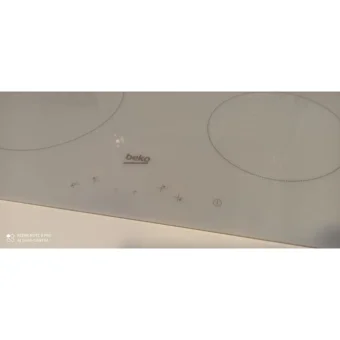 Beko AOV 64400 B Beyaz Cam 4 Gözlü Dokunmatik Elektrikli Ankastre Ocak
