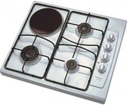 Regal RS 2311 Metal 4 Gözlü Gazlı ve Elektrikli Set Üstü Beyaz Ocak
