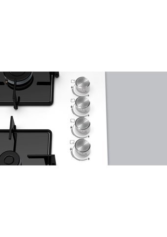 Bosch POP0C2O12O Beyaz Cam 4 Gözlü Doğalgazlı Set Üstü Ocak