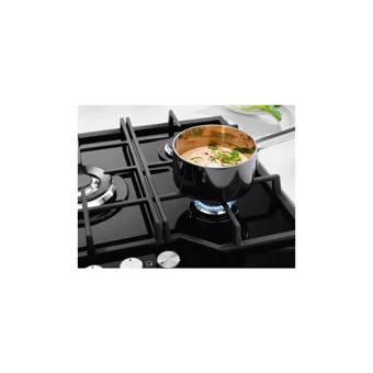 Electrolux KGG6436K Wok Gözlü Siyah Cam 4 Gözlü Doğalgazlı Ankastre Ocak