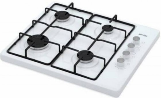 Simfer 3010D Emaye 4 Gözlü Doğalgazlı Set Üstü Beyaz Ocak