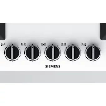 Siemens EP7A2QB20 Wok Gözlü Beyaz Cam 5 Gözlü Doğalgazlı Ankastre Ocak