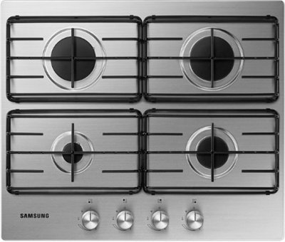 Samsung NA64H3110AS/TR Paslanmaz Çelik 4 Gözlü Doğalgazlı Ankastre Inox Ocak