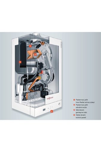 Viessmann Vitodens 22 Kw Tam Yoğuşmalı Doğalgazlı Kombi