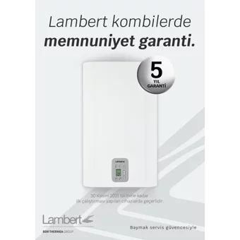 Lambert LPY 39 Kw Hermetik Yoğuşmalı Doğalgazlı Kombi