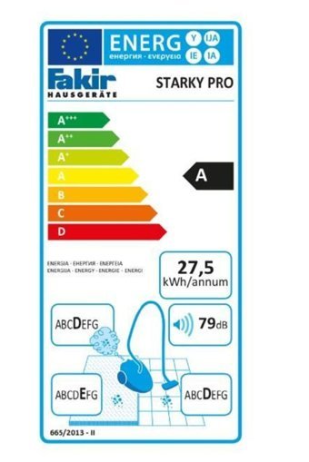 Fakir Starky Pro Eco Kuru 700 W Kablolu Elektrikli Gri Dikey Süpürge