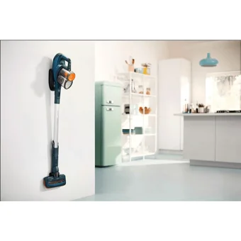 Philips Kuru Hepa Filtreli 250 W Kablosuz Şarjlı Lacivert Dikey Süpürge