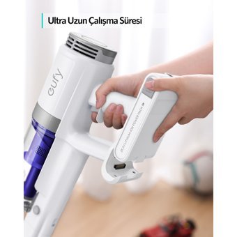Anker Eufy HomeVac S11 Reach Kuru Hepa Filtreli Kablosuz Şarjlı Mavi Dikey Süpürge