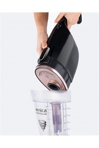 Arnica Klik Klak ET13331 Cyclone Kuru 600 W Kablolu Elektrikli Siyah Dikey Süpürge