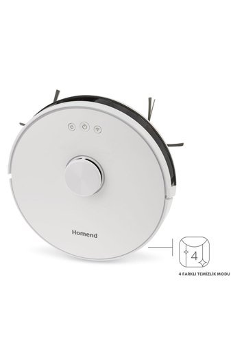 Homend Alex Laser 1281H Kuru 280 W Kablosuz Şarjlı Beyaz Dikey Süpürge