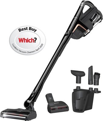 Miele Triflex HX1 Cat&Dog Kuru Hepa Filtreli 170 W Kablosuz Şarjlı Siyah Dikey Süpürge