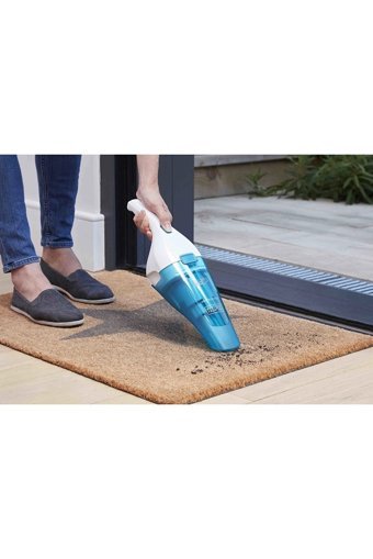 Black WDC115WA Islak Kuru Kablosuz Şarjlı Mavi Dikey Süpürge