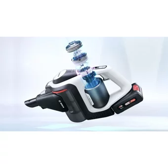 Bosch Seri 8 Kuru Kablosuz Şarjlı Siyah Dikey Süpürge