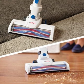 Polti Forzaspira Slim SR90B Kuru Kablosuz Şarjlı Mavi Dikey Süpürge