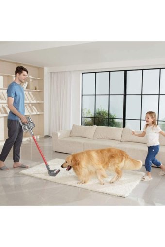 Dreame T20 Vacuum Cleaner Kuru Hepa Filtreli 150 W Kablosuz Şarjlı Kırmızı Dikey Süpürge