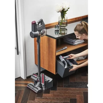 Grundig VCP4830 Kuru Hepa Filtreli 170 W Kablosuz Şarjlı Gri Dikey Süpürge