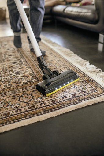 Karcher VC 6 Kuru Hepa Filtreli 250 W Kablosuz Şarjlı Sarı Dikey Süpürge