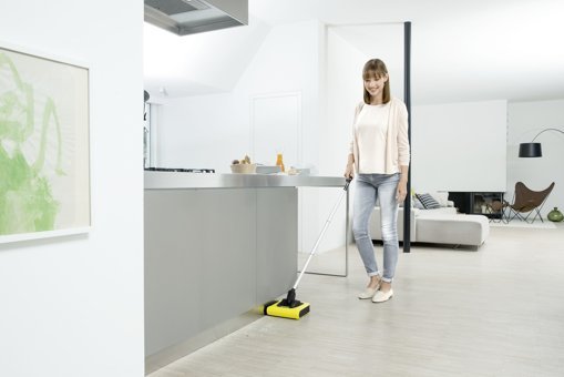 Karcher KB 5 Kuru Kablosuz Şarjlı Sarı Dikey Süpürge