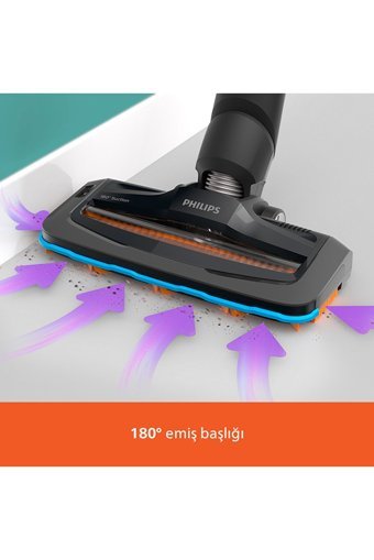 Philips Speedpro Max FC6724/01 Kuru Kablosuz Şarjlı Mavi Dikey Süpürge