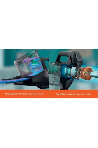 Philips Speedpro Max FC6724/01 Kuru Kablosuz Şarjlı Mavi Dikey Süpürge