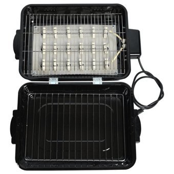 Avrasya Grill Teknor Ayaklı Kapaklı 1100 W Dumansız Döküm Elektrikli Izgara