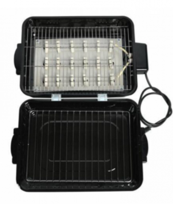 Gelincik 1100 W Dumansız Döküm Elektrikli Izgara