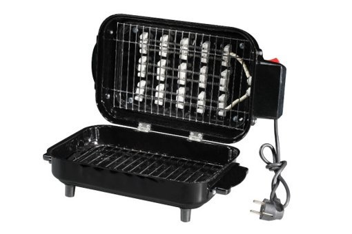 Gelincik Kapaklı 1100 W Dumansız Döküm Elektrikli Izgara