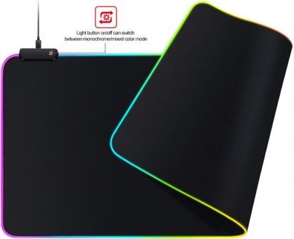 Dexim Surf DMP001 RGB 80 × 30 cm XL Siyah Gaming Mousepad