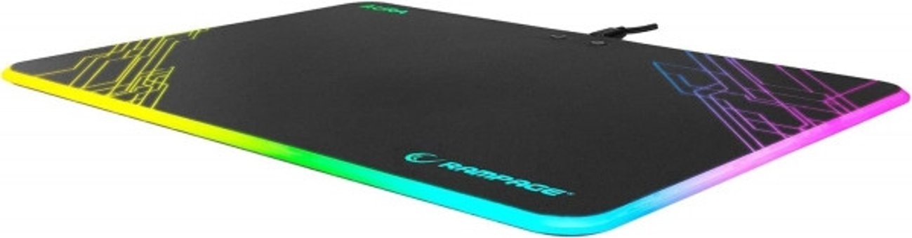 Rampage Aura MP-13 RGB 36 × 26 cm Çok Renkli Gaming Mousepad
