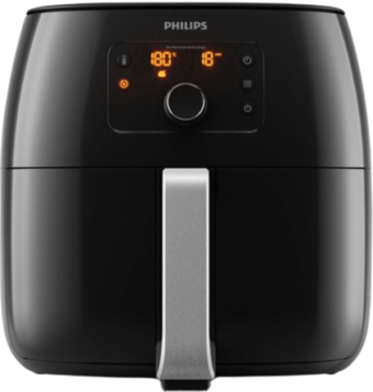Philips HD9651/90 Airfryer 7.3 lt Tek Hazneli Yağsız Sıcak Hava Fritözü Siyah